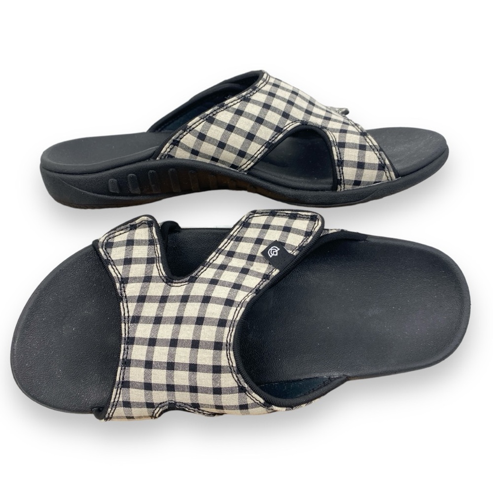 Spenco Women's Kholo Checkered Slide Sandal Size 8 D
